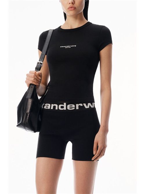 T-shirt con logo ALEXANDER WANG | 1CC3261361001